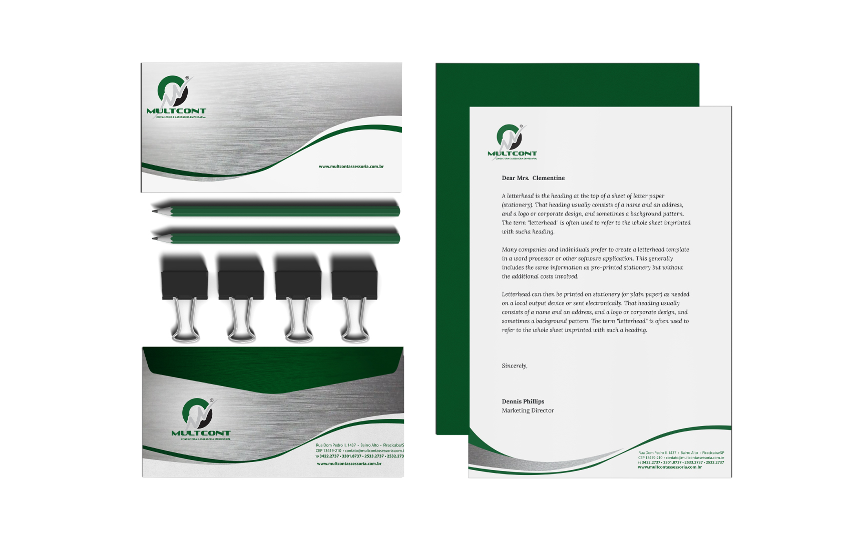 Logotipo Papelaria MultCont