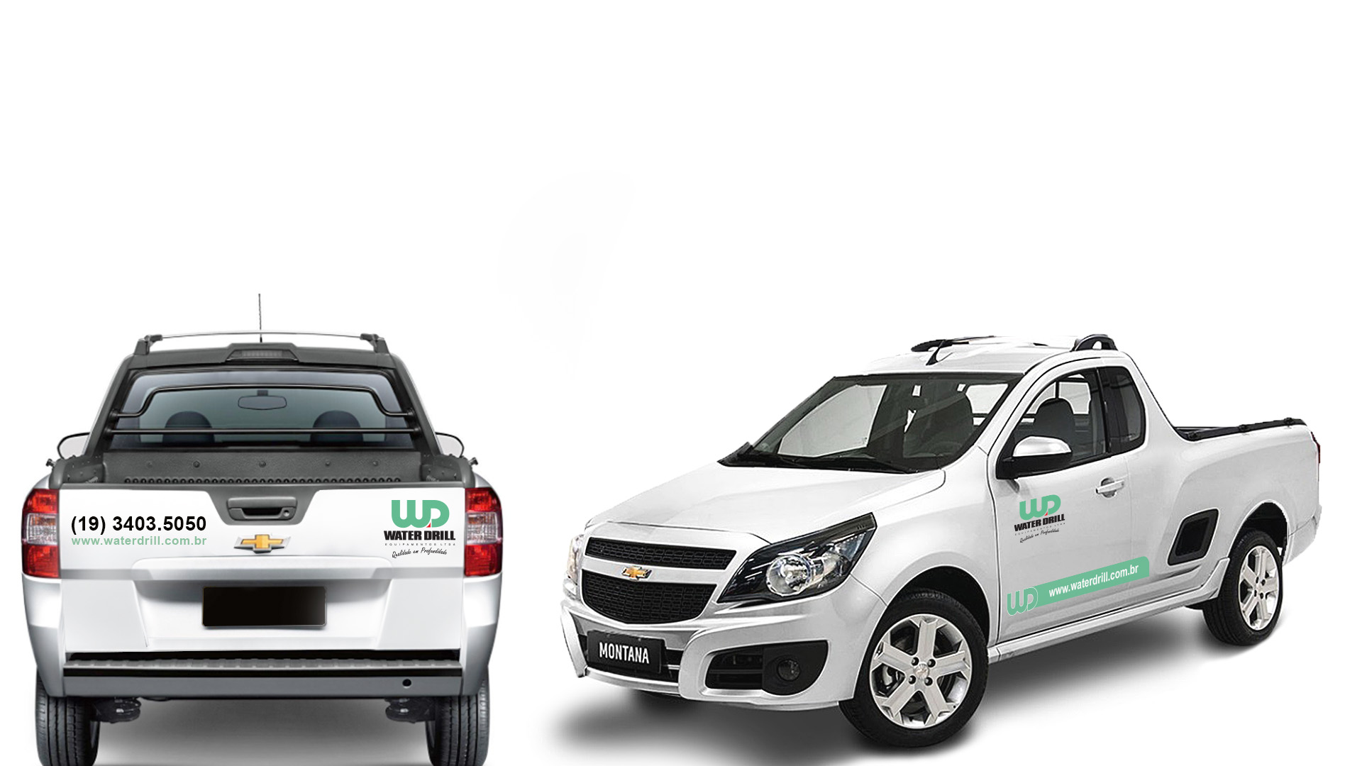 Logotipo Adesivação de Frota Water Drill