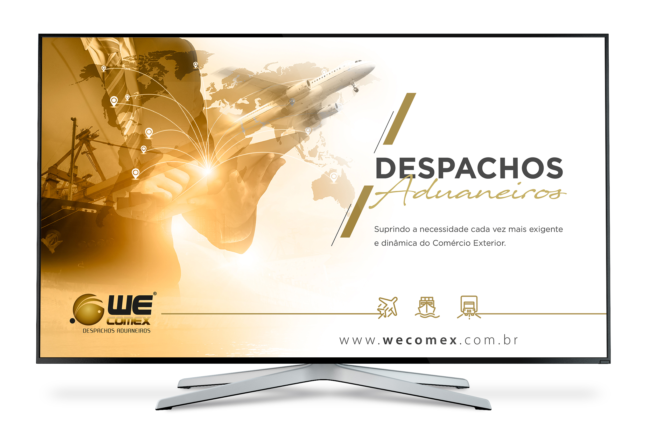 Logotipo Apresentação We Comex